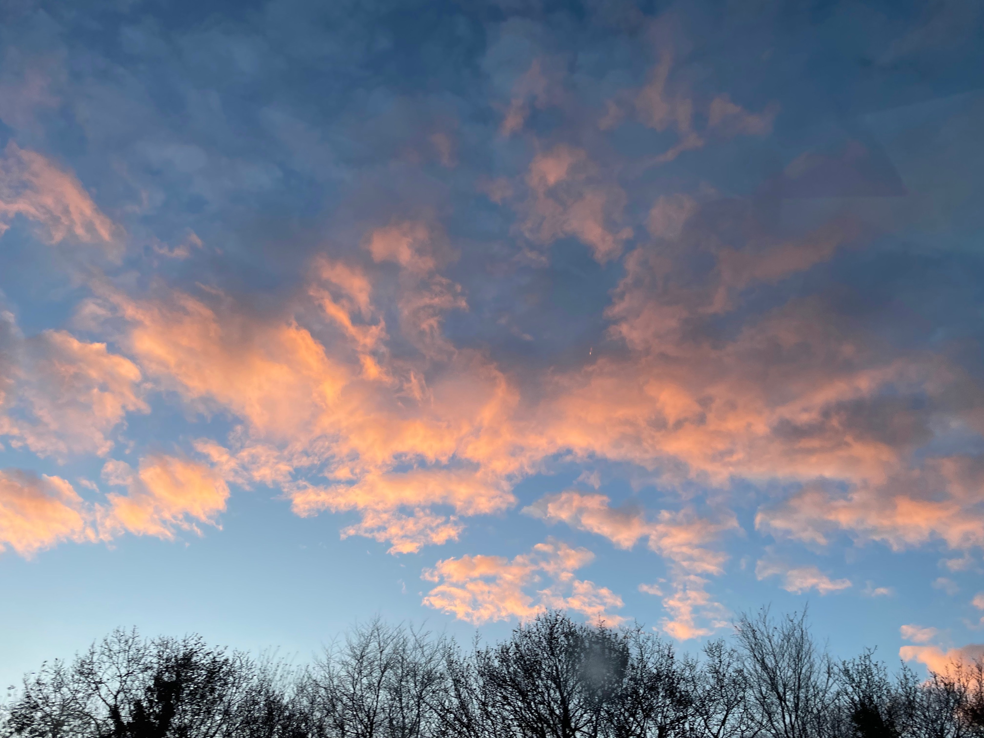 Blue Skies & White Clouds